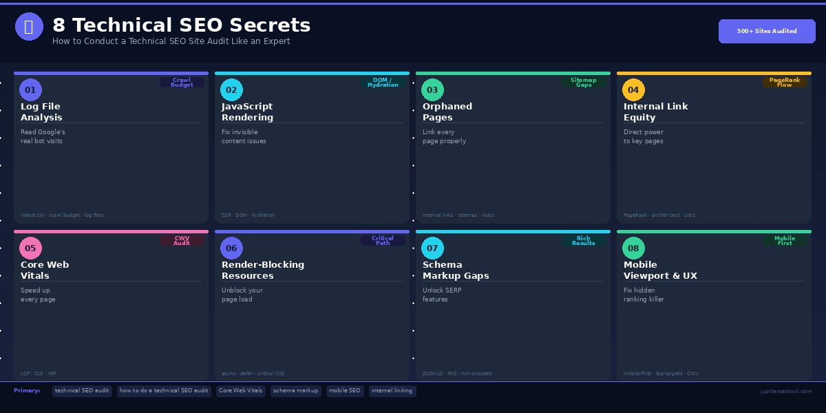 8 Technical SEO Secrets: How to Conduct a Technical SEO Site Audit Like an Expert