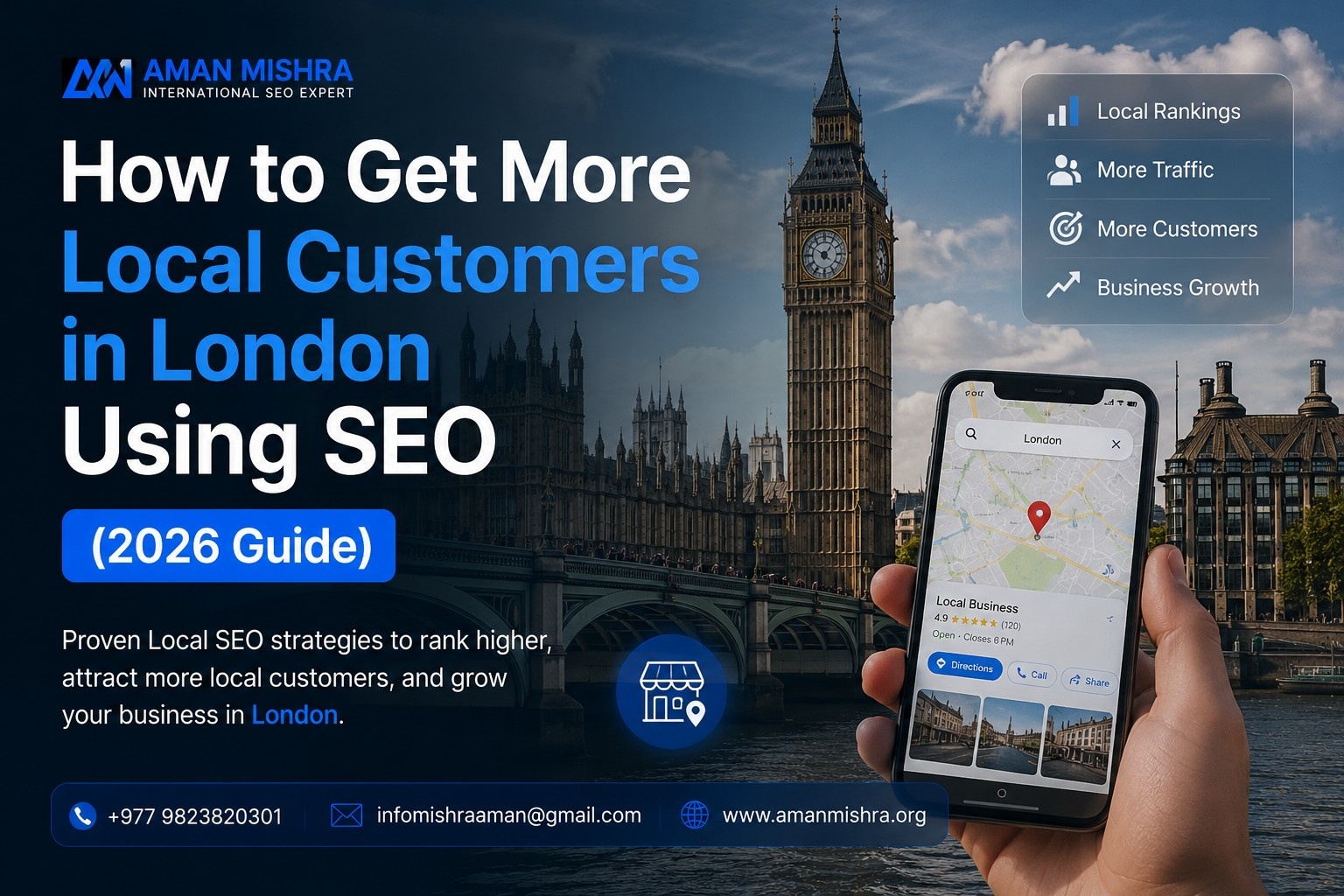How to Get More Local Customers in London Using SEO (2026 Guide)